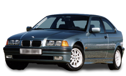2D коврики EVA в салон и багажник  на BMW 3 E36 компакт (1990-2000) 