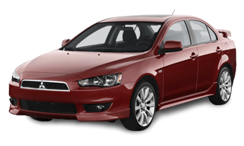 3D коврики EVA с бортами в салон на Mitsubishi Lancer X седан, хэтчбек (2007-2017)