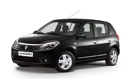 3D коврики EVA с бортами в салон на Renault Sandero I (2009-2014)