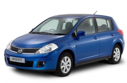2D коврики EVA в салон и багажник на Nissan Tiida I C11 хэтчбек (2004-2013)