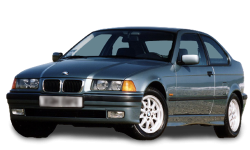 2D коврики EVA в салон и багажник  на BMW 3 E36 компакт (1990-2000) 