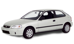 2D коврики EVA в салон  на Honda Civic VI хэтчбек, правый руль (1995-2002)