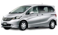 2D коврики EVA в салон и багажник  на Honda Freed I Hybrid, правый руль, с отдельными креслами 2-го ряда (2008-2016)