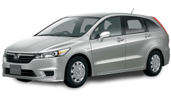 2D коврики EVA в салон и багажник  на Honda Stream II, правый руль (2006-2014)