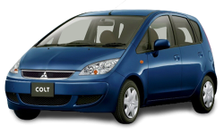 2D коврики EVA в салон на Mitsubishi Colt VI Z30 (2002-2012)